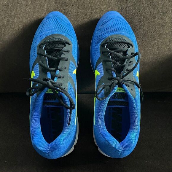 NEW Nike Air Pegasus 30 Running Trainers 2013 Blue Black Volt 599205-405 13 US main image 12